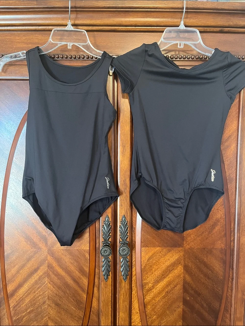 Justice Black Kids Leotard Set